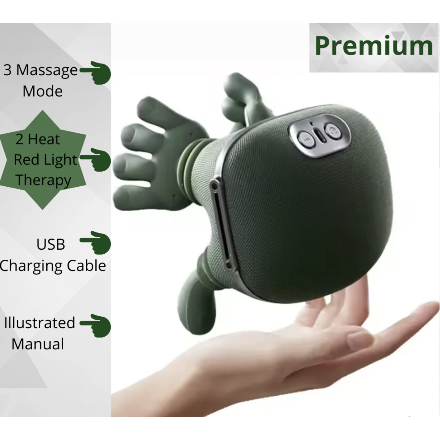 Portable Neck and Back Relaxing Massager