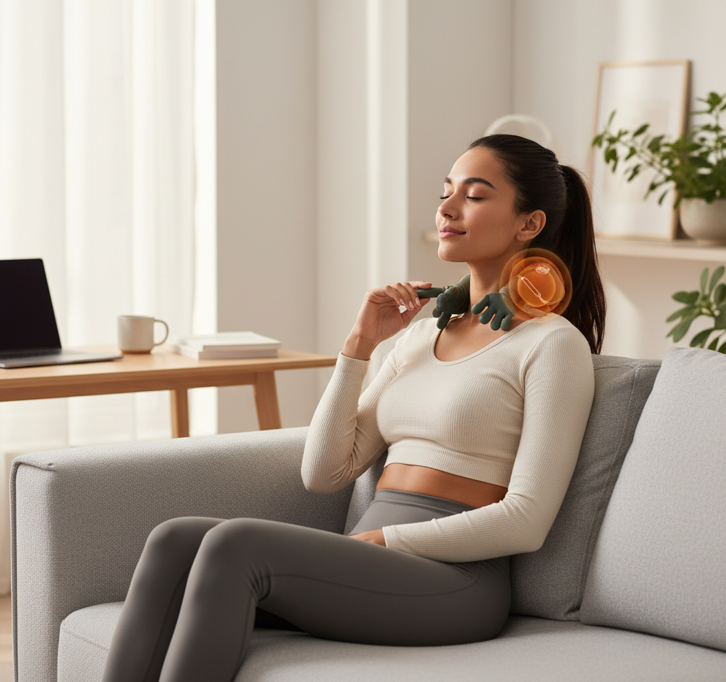 Portable Neck and Back Relaxing Massager