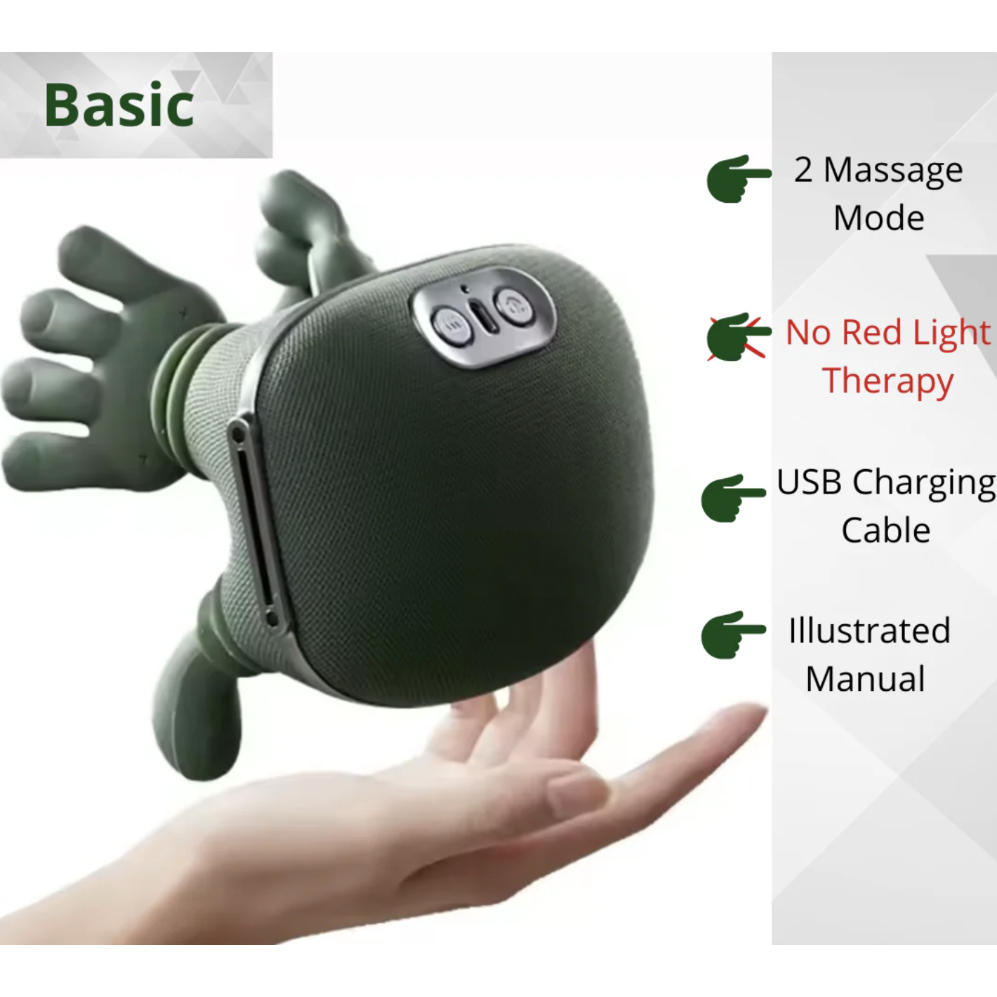 Portable Neck and Back Relaxing Massager